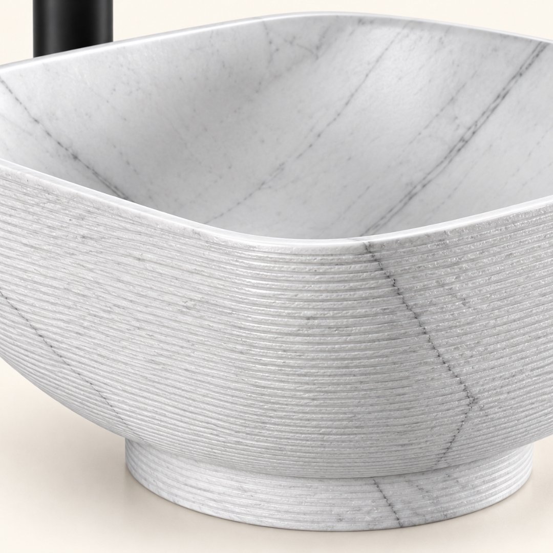 ERA SQUARE - 002, table top basin (view 4)